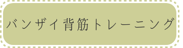 バンザイ背筋トレーニングボタン